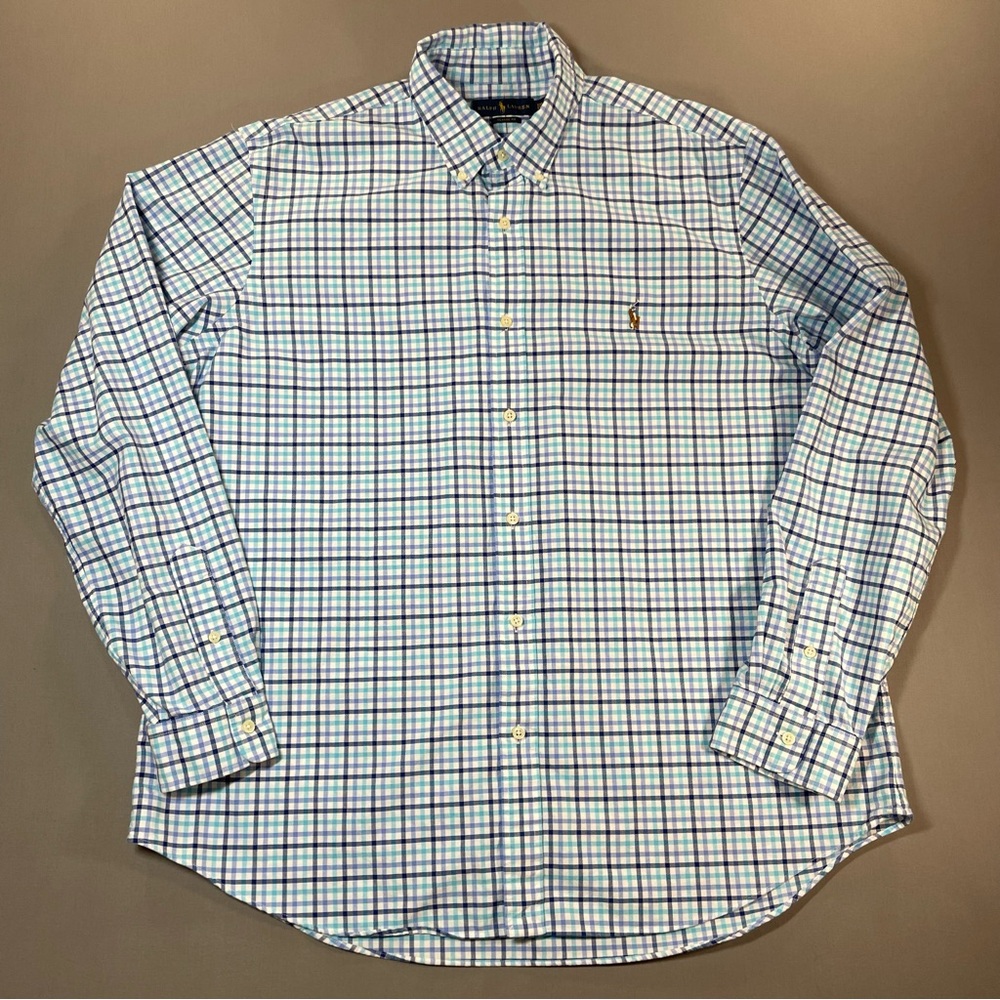 Polo Ralph Lauren Classic Fit 100% Cotton Button Shirt - Plaid - Mens XXL